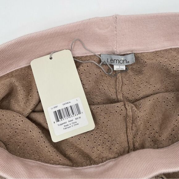 -Lemon Women's Cozy Cashmere Lounge and Sleep Shorts NWT L - Picture 6 of 14